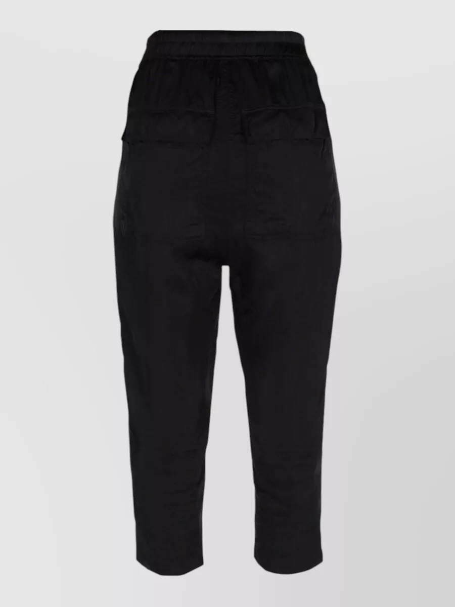 Rick Owens Astaires Trousers Cropped Length Back Pockets