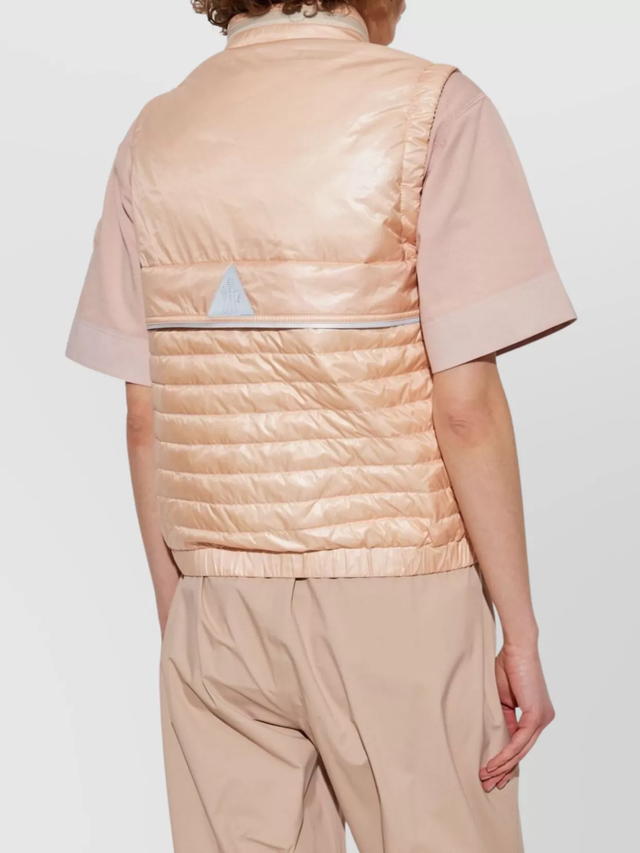 Moncler Grenoble Quilted Sleeveless High Neck Vest With Pockets