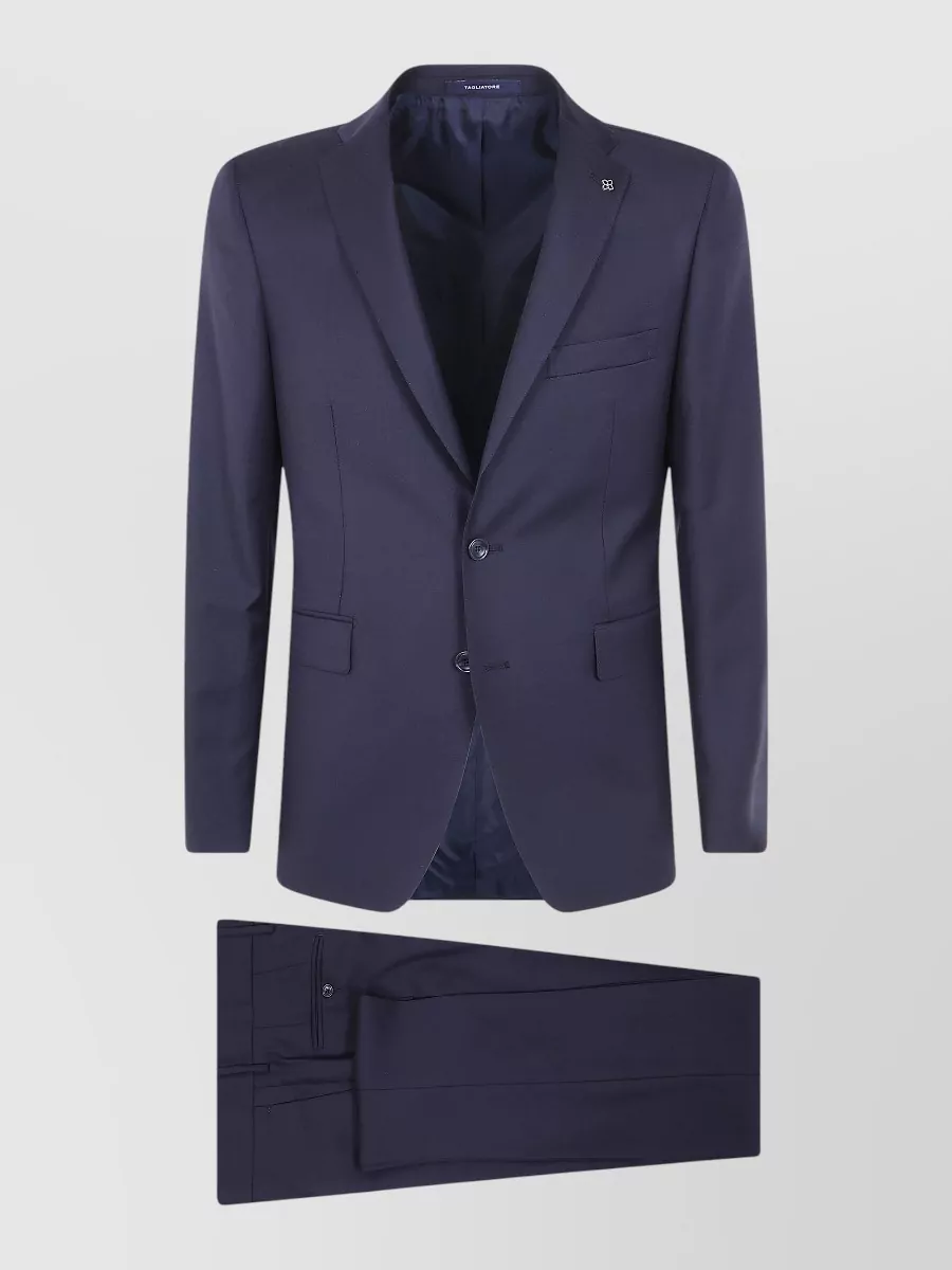 Tagliatore virgin wool single-breasted suit
