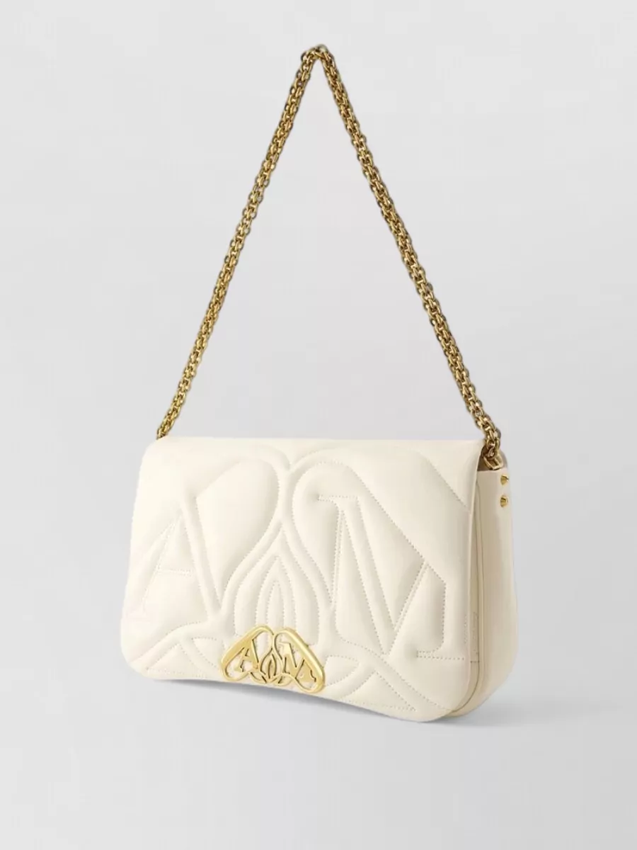 Alexander Mcqueen The Seal Leather Crossbody Bag