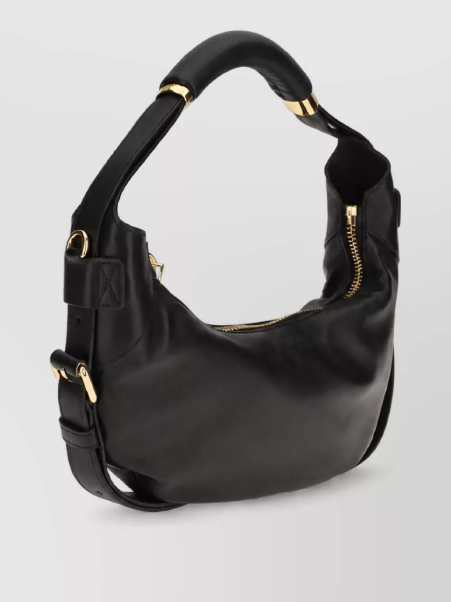Moschino calf leather shoulder bag