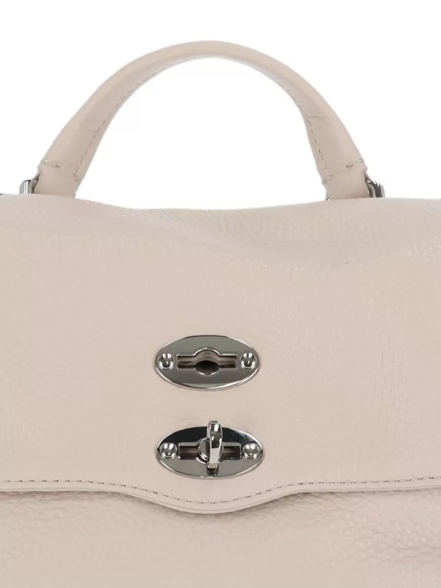 Zanellato Hammered Leather Mini Crossbody Bag