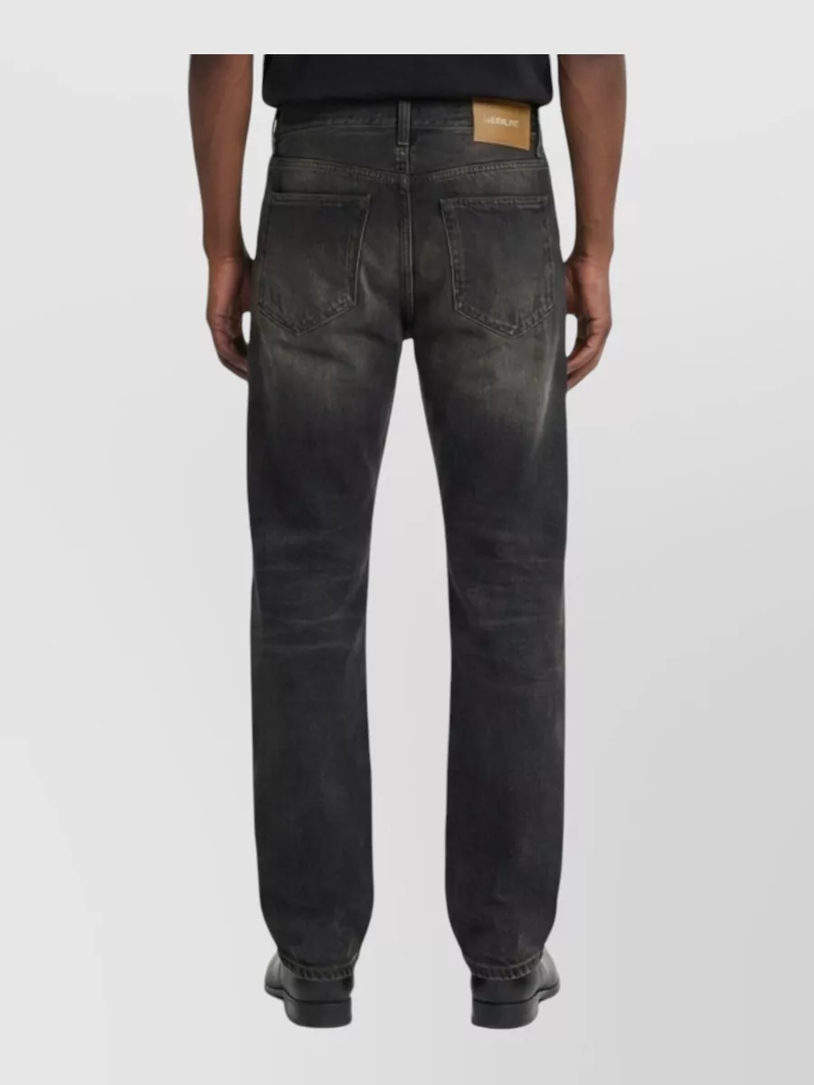 Haikure Mid-Rise Regular-Fit Straight-Leg Denim Jeans