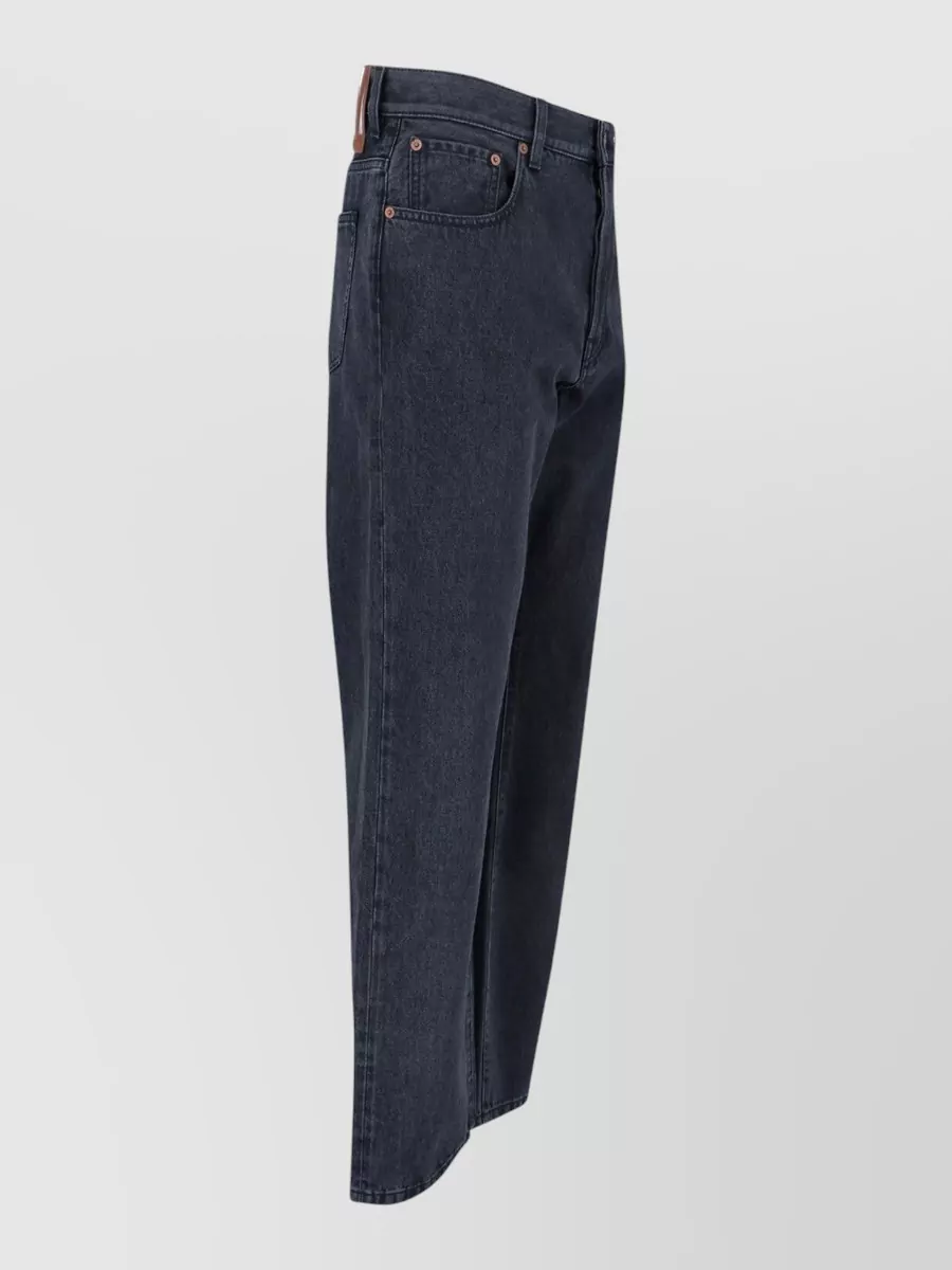 Valentino Straight Trousers With Pockets And Belt Loops