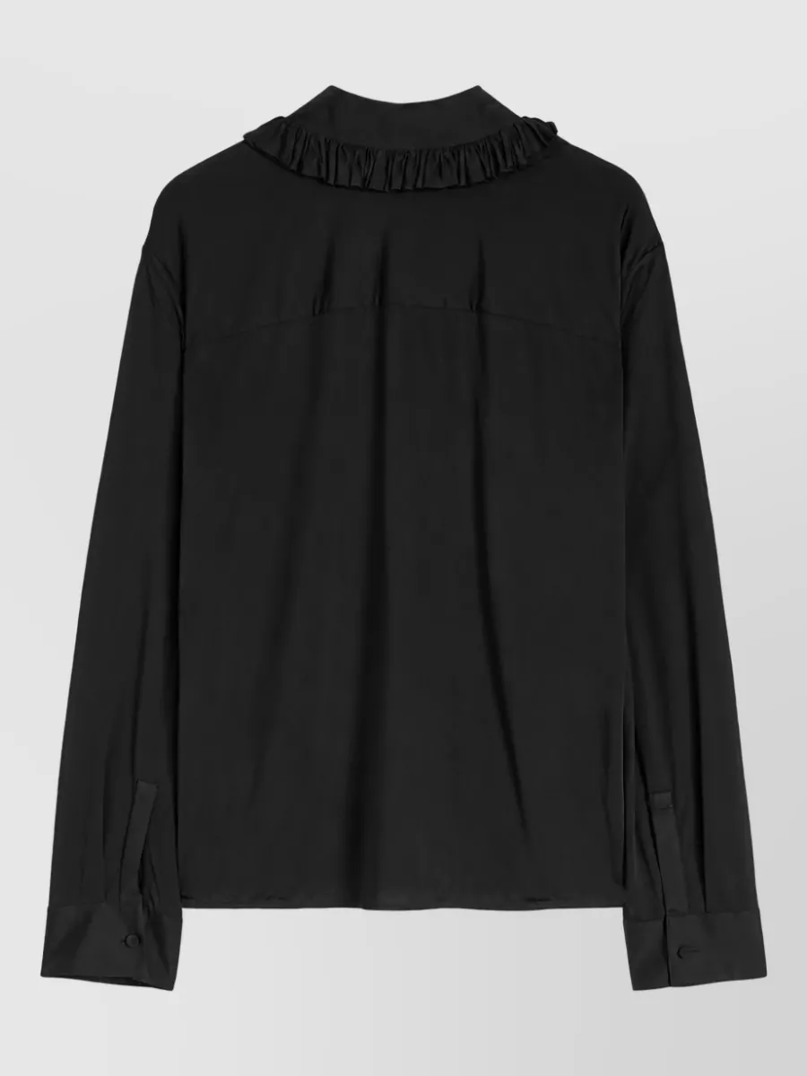Jil Sander Ruffled Collar Shirt