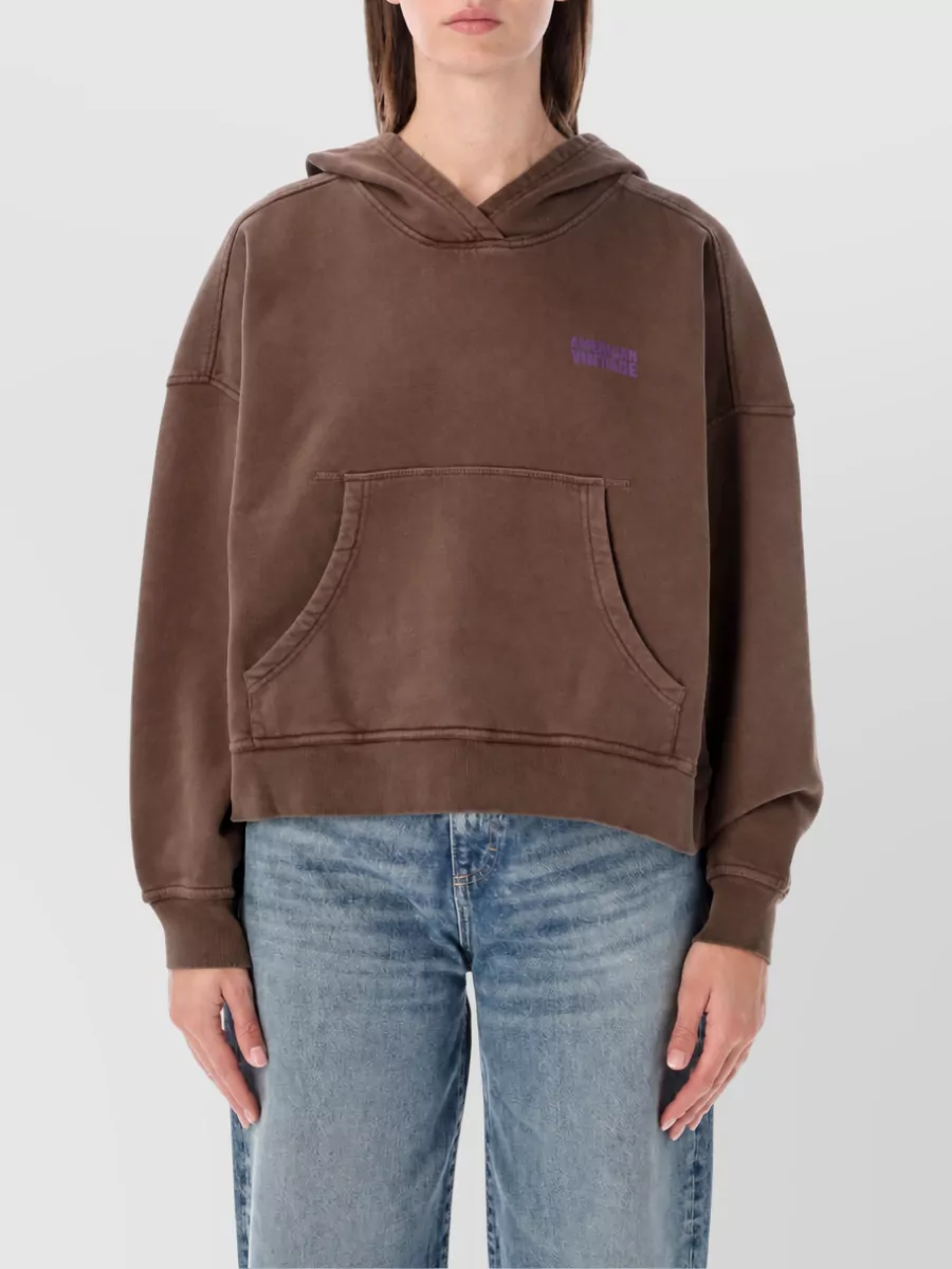American Vintage cotton oversized hoodie