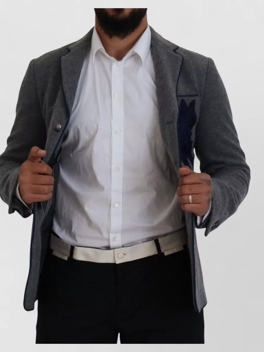 Dolce&Gabbana Wool Slim-Fit Blazer