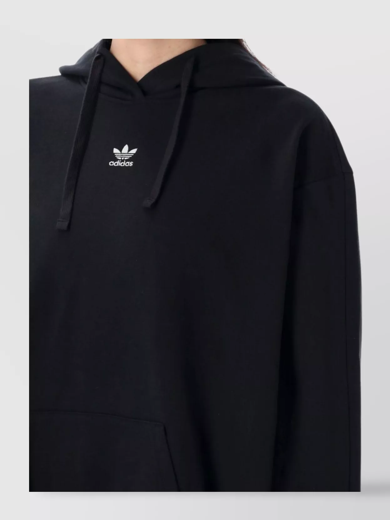 Adidas Originals Hooded Sweatshirt Ribbed Cuffs
