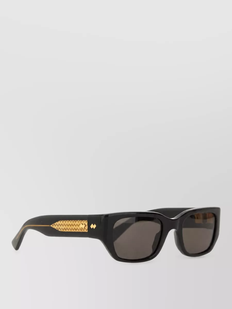 Bottega Veneta braided square sunglasses