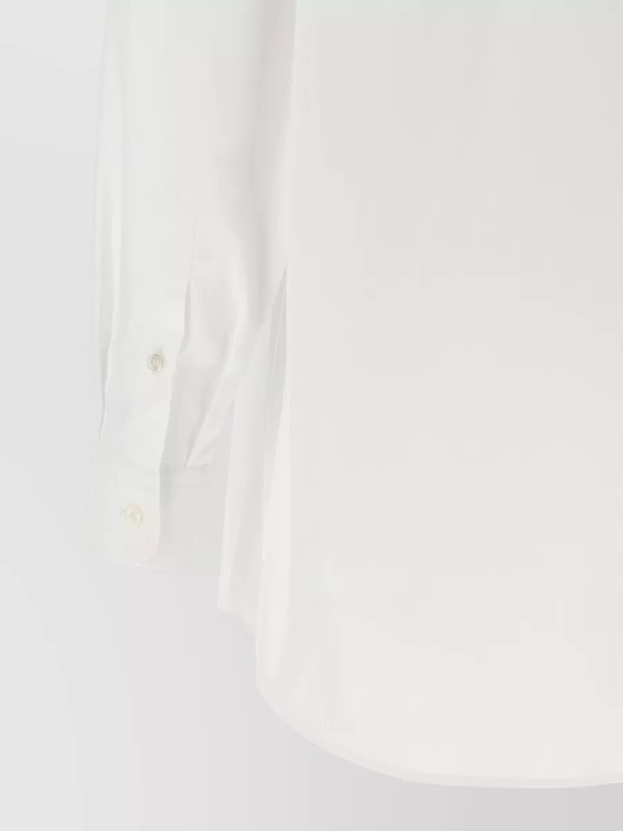 Dolce&Gabbana Silk Scarf Long-Sleeve Shirt