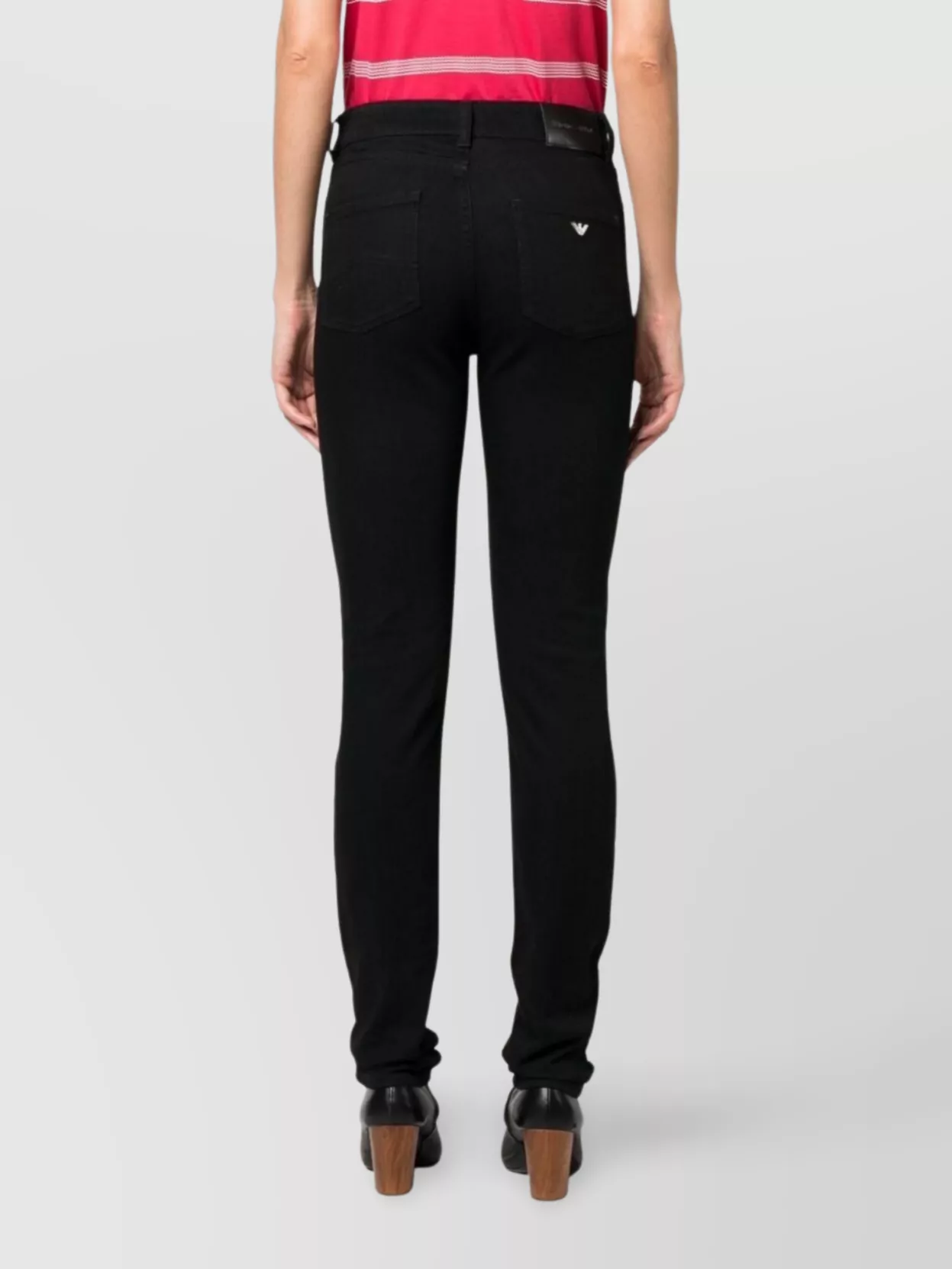 Emporio Armani Slim-Fit Stretch Cotton Jeans With Belt Loops