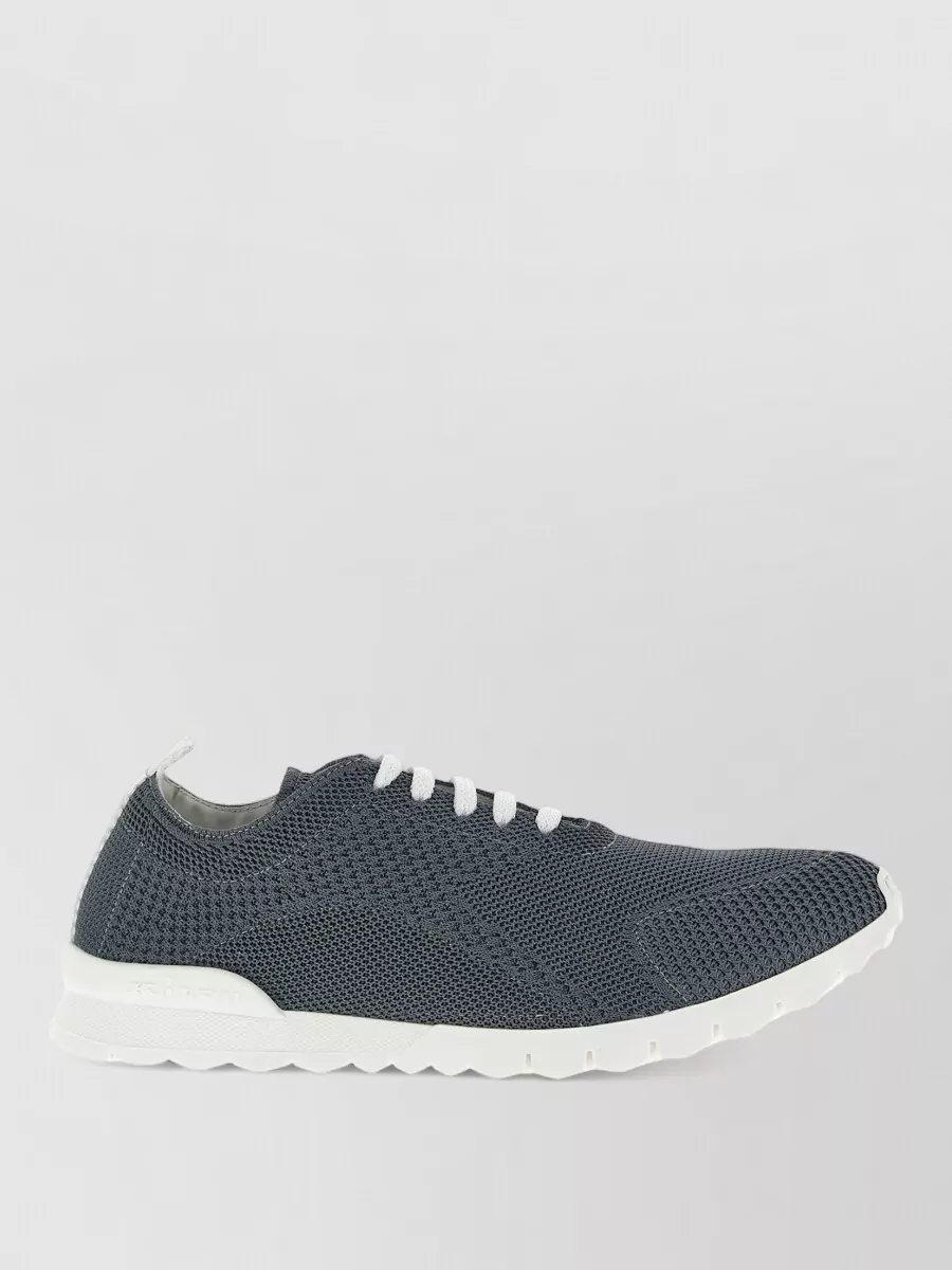 Kiton Fits Sneakers Round Toe Knit Upper