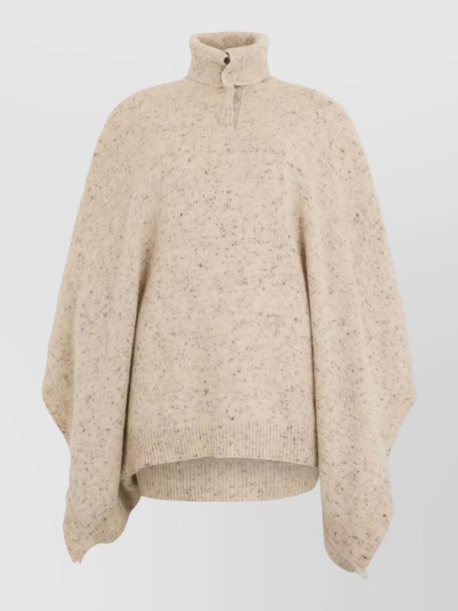 Fabiana Filippi oversized high collar knitted sweater