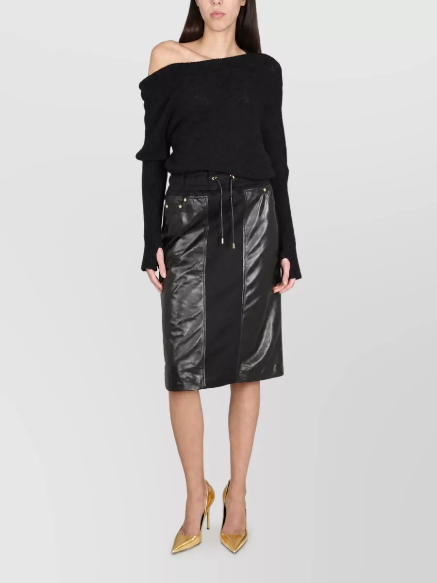 Tom Ford Silk Blend High-Rise Skirt
