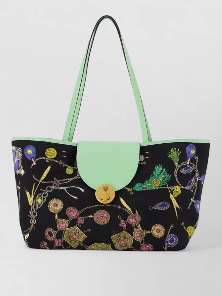 Versace small cotton shoulder bag