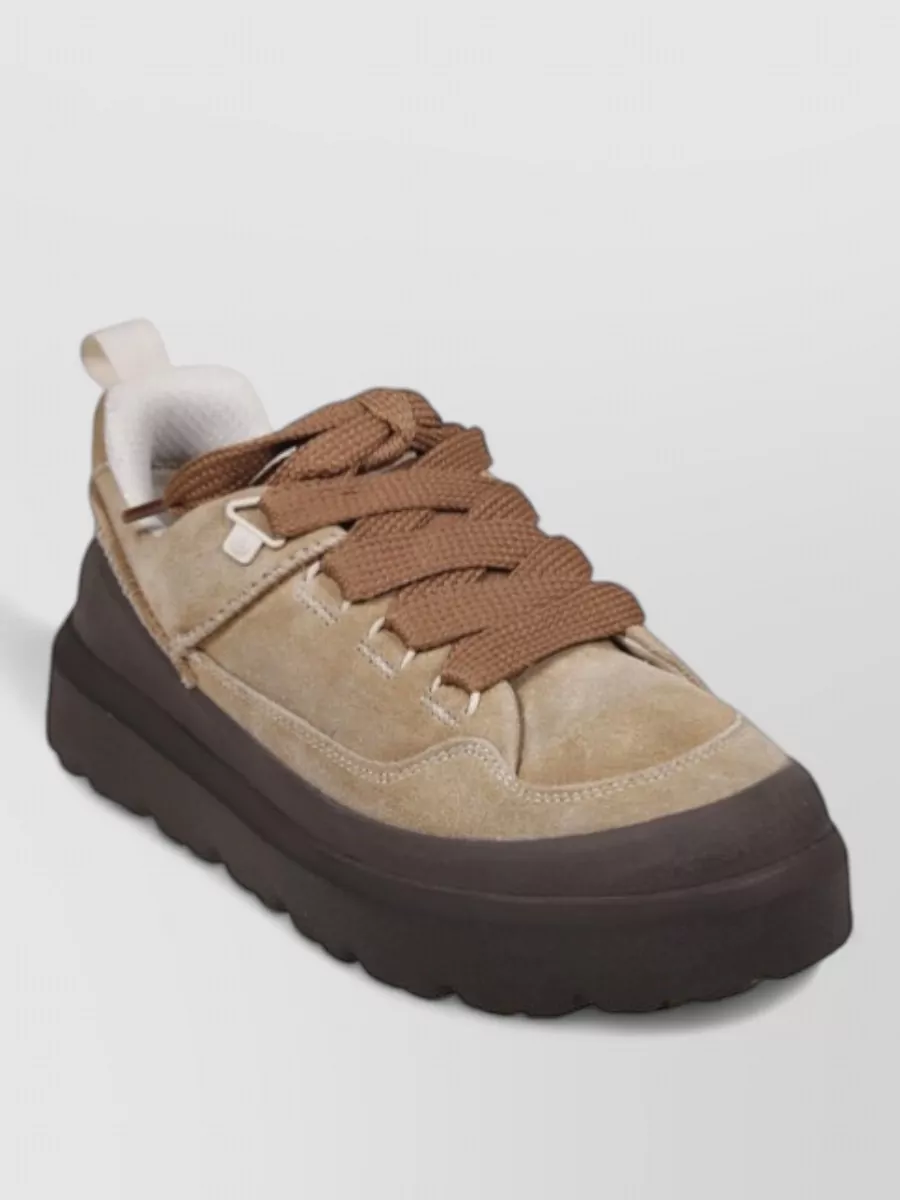Ugg suede leather low-top sneakers