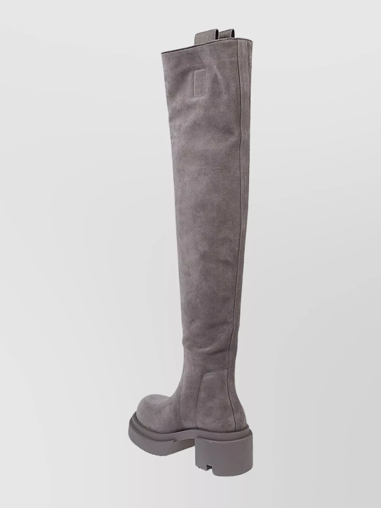 Rick Owens Chunky Sole Over-The-Knee Ankle Boots