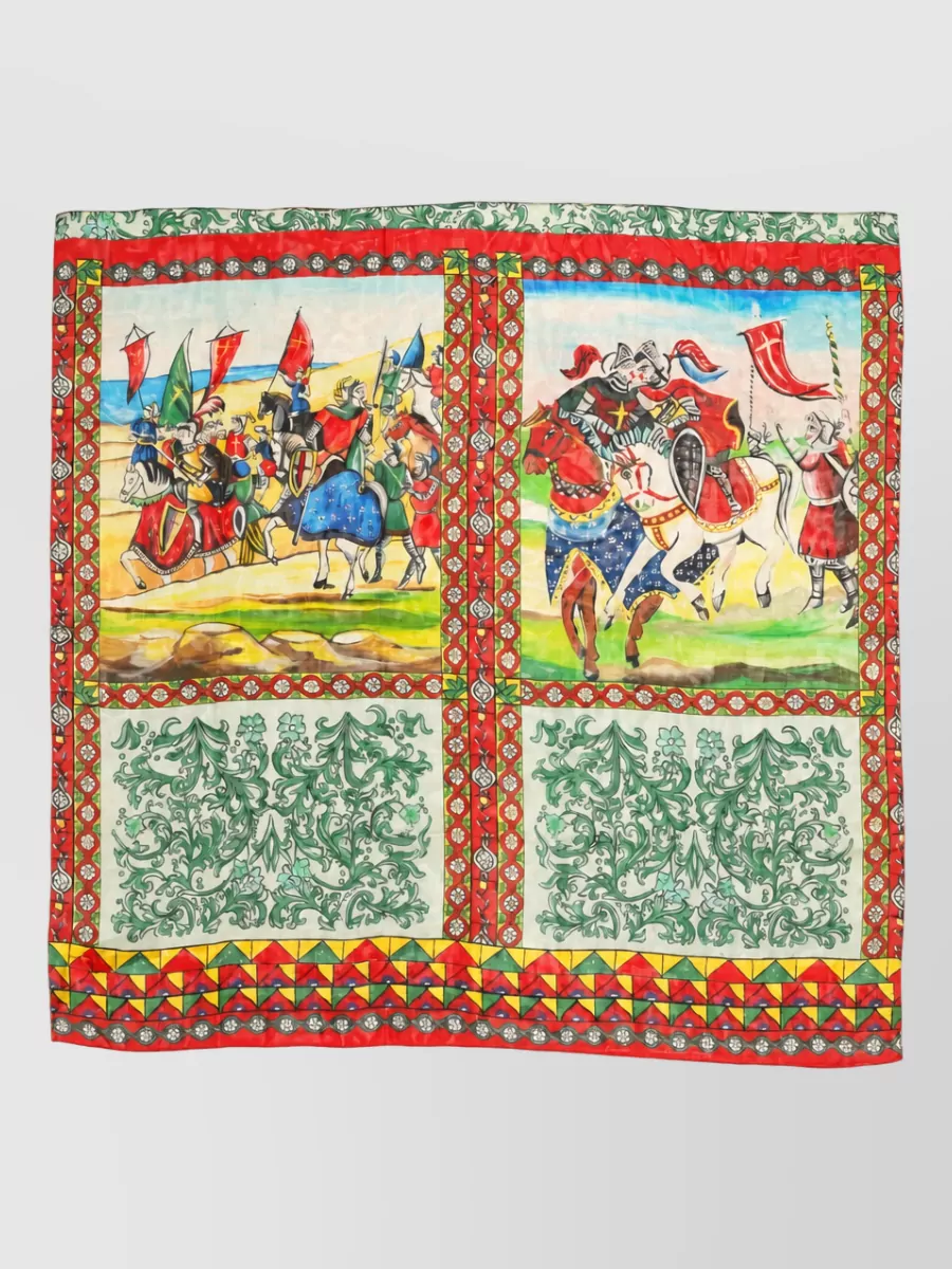 Dolce&Gabbana silk printed scarf