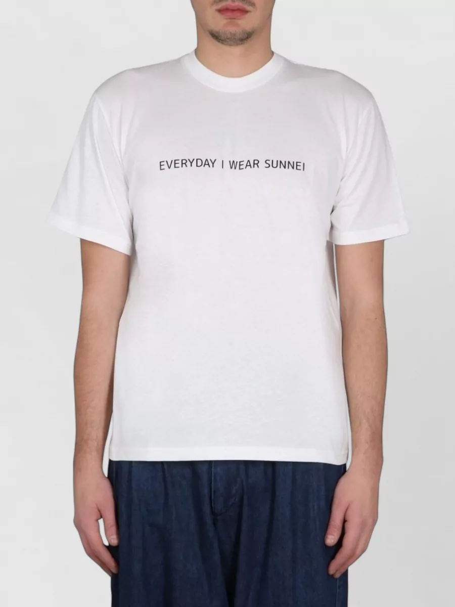Sunnei Logo-Embossed T-Shirt
