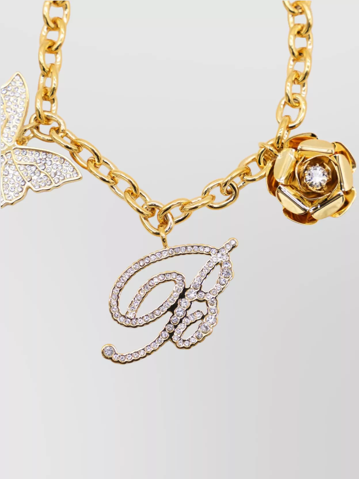 Blumarine Charm Bracelets Crystal Embellishments
