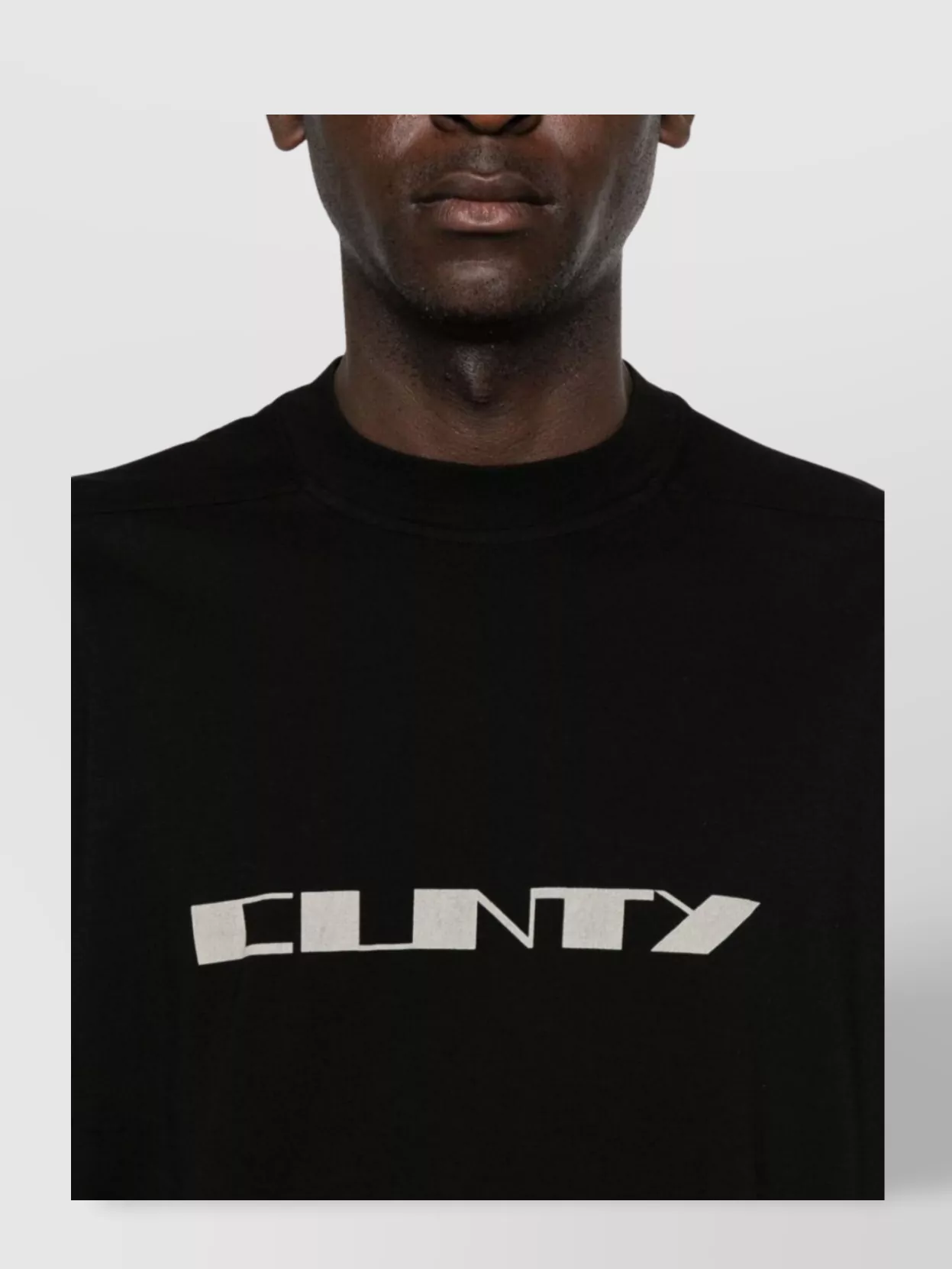 Rick Owens Drkshdw Longline Crewneck Graphic Print Tank Top