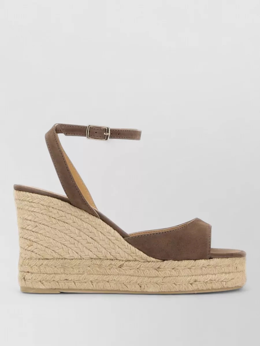 Castaner Suede Wedge Espadrilles