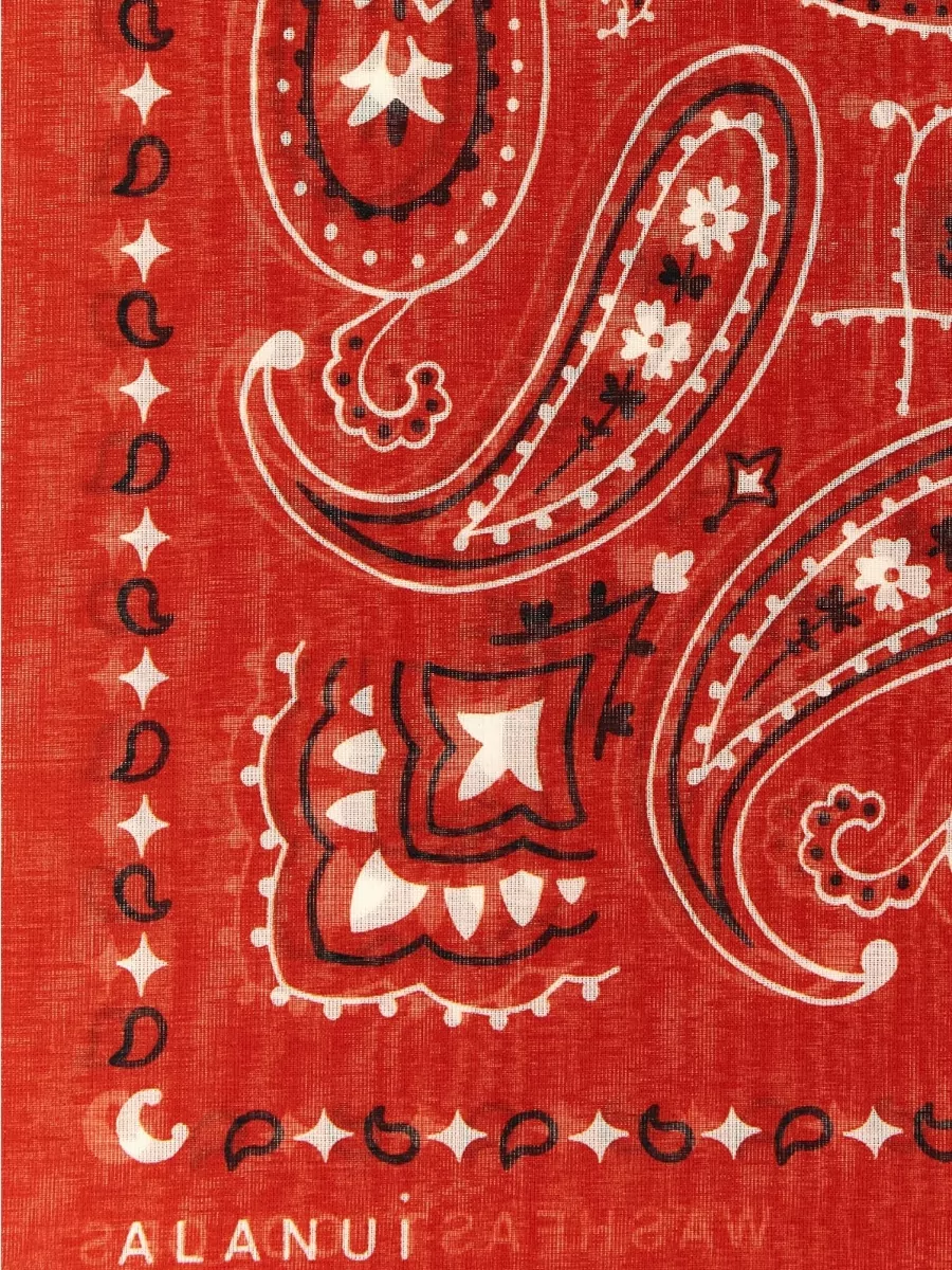 Alanui Cotton Paisley Square Scarf