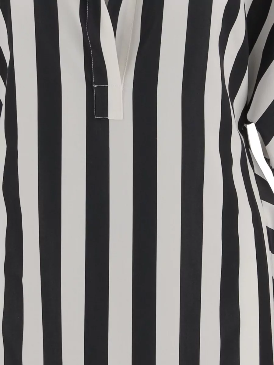 Jacquemus Moisson Striped Tunic Dress Open Back