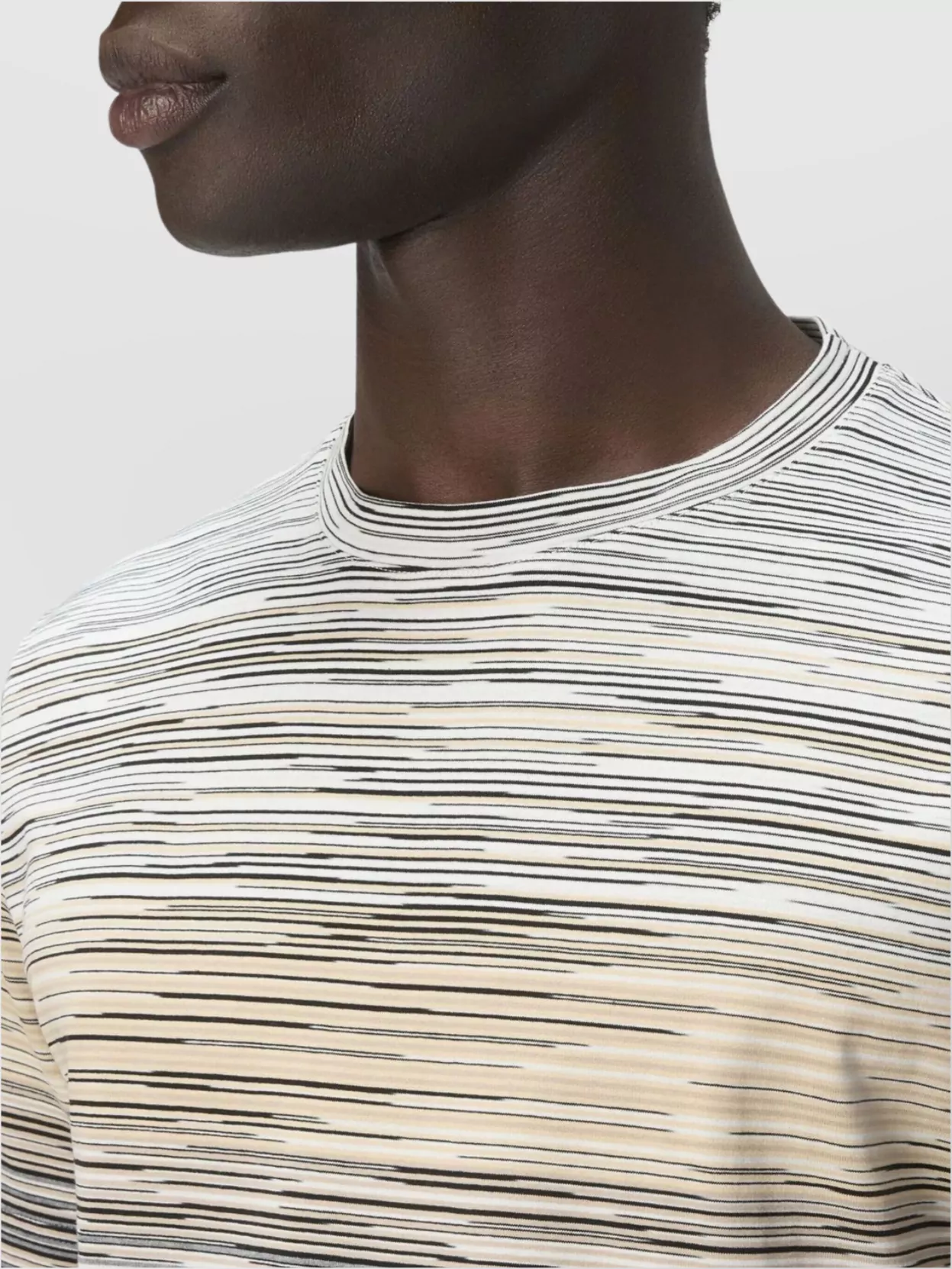 Missoni Striped Crew Neck Short Sleeve T-Shirt