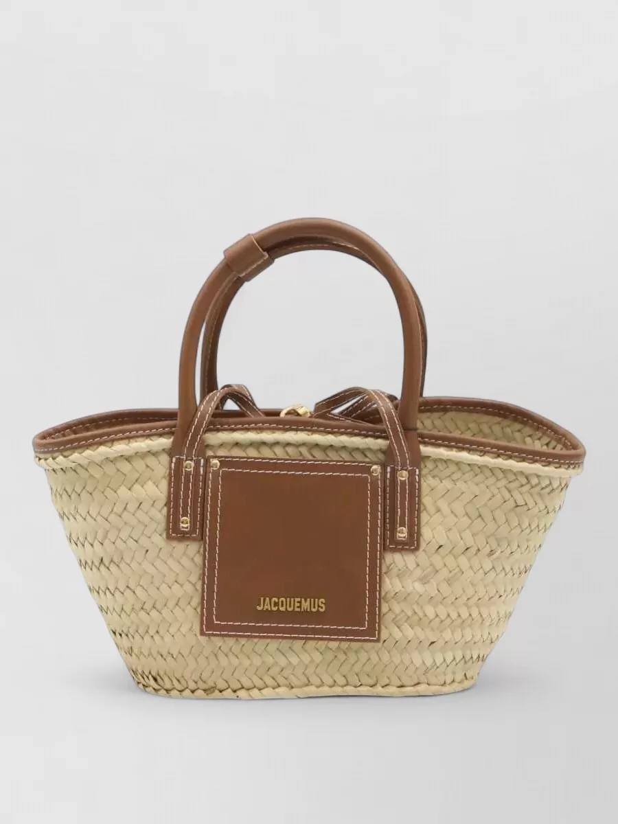Jacquemus Small Raffia Tote Bag