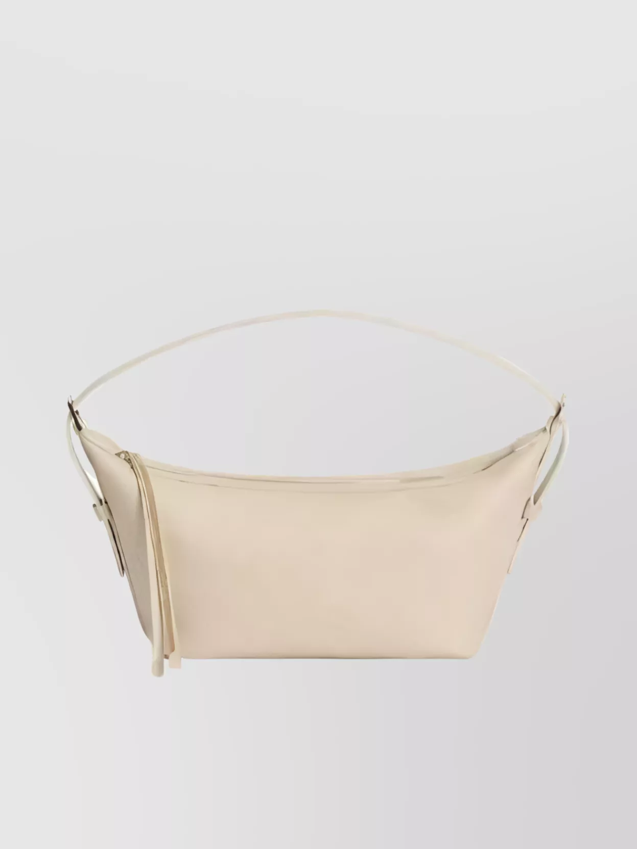 Fabiana Filippi Pebbled Leather Shoulder Bag With Adjustable Strap