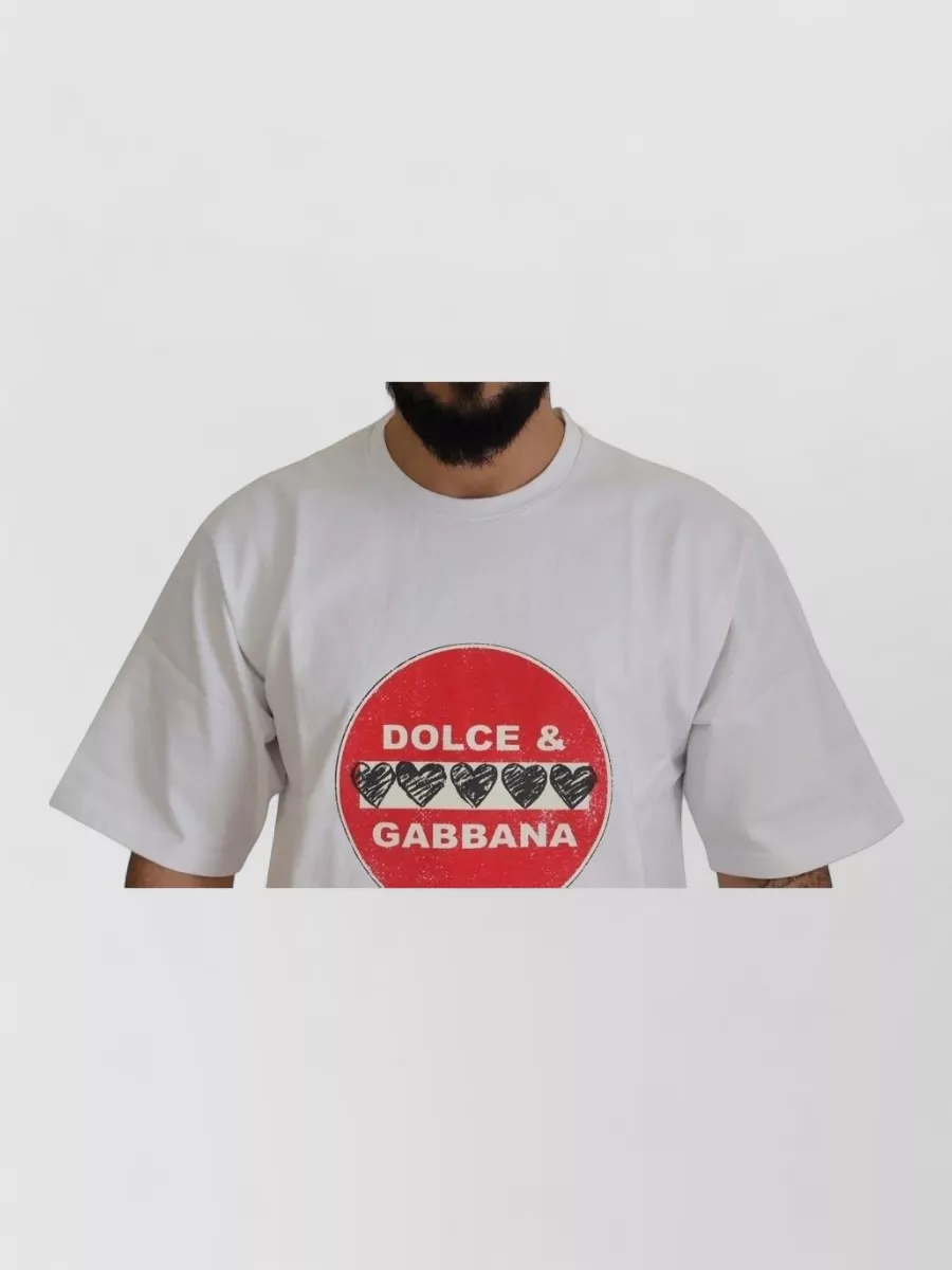 Dolce&Gabbana Cotton Crewneck Short-Sleeve T-Shirt