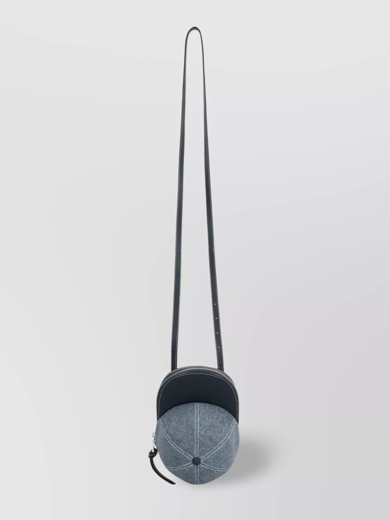 Jw Anderson Medium Round Denim Shoulder Bag Crossbody