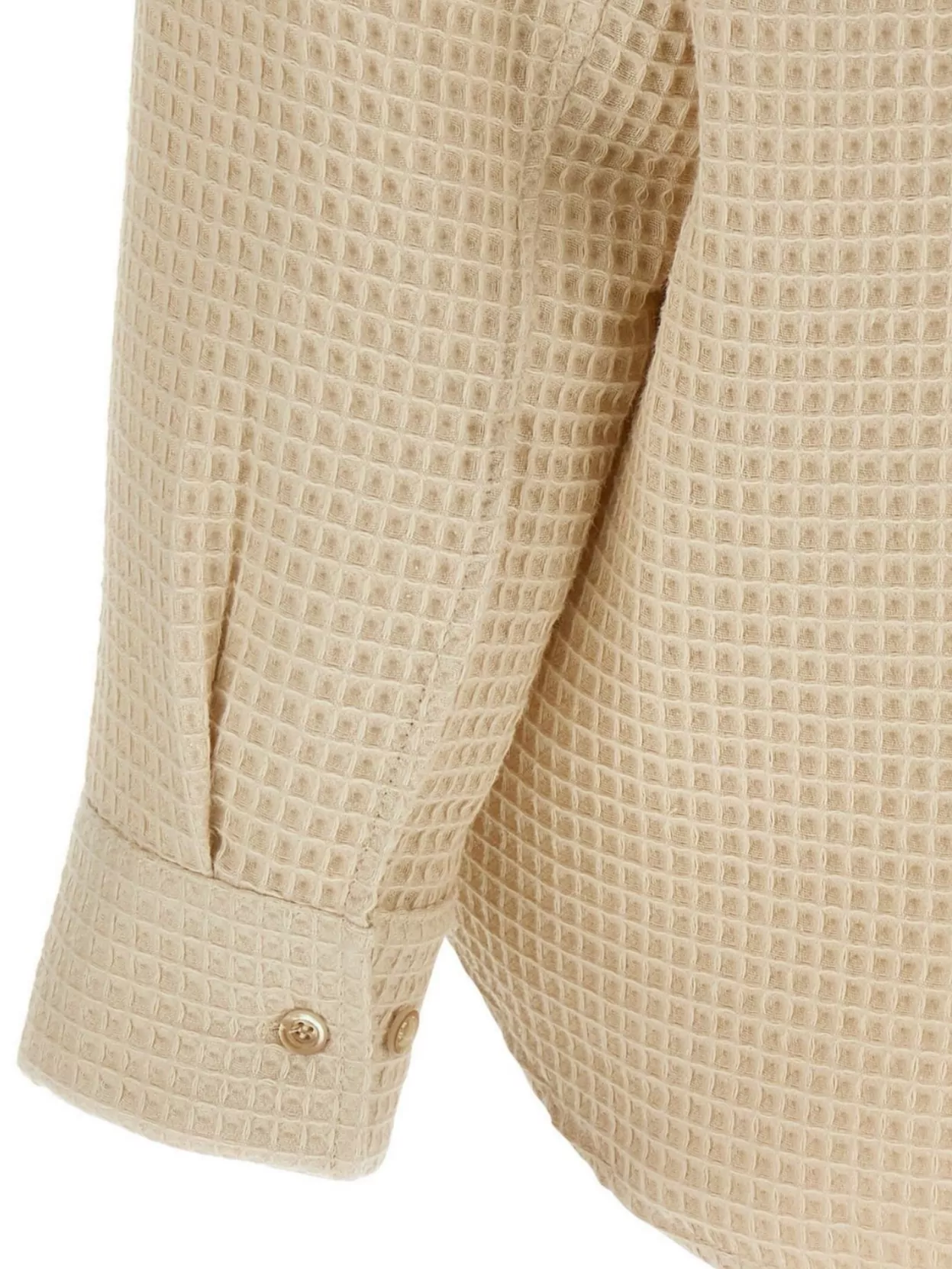 Séfr Textured Fabric Long Sleeve Shirt