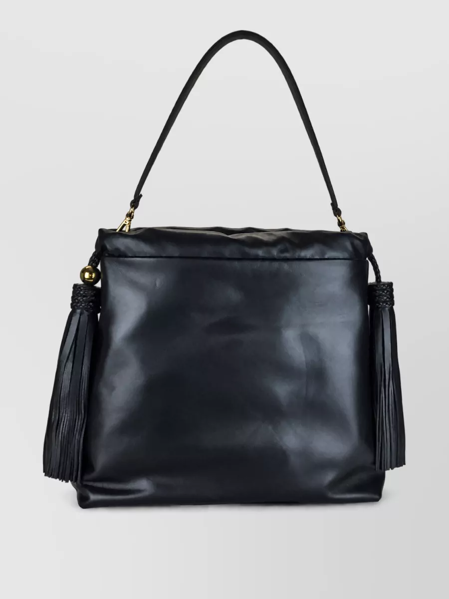 Etro Kalispera Media Leather Shoulder Bag