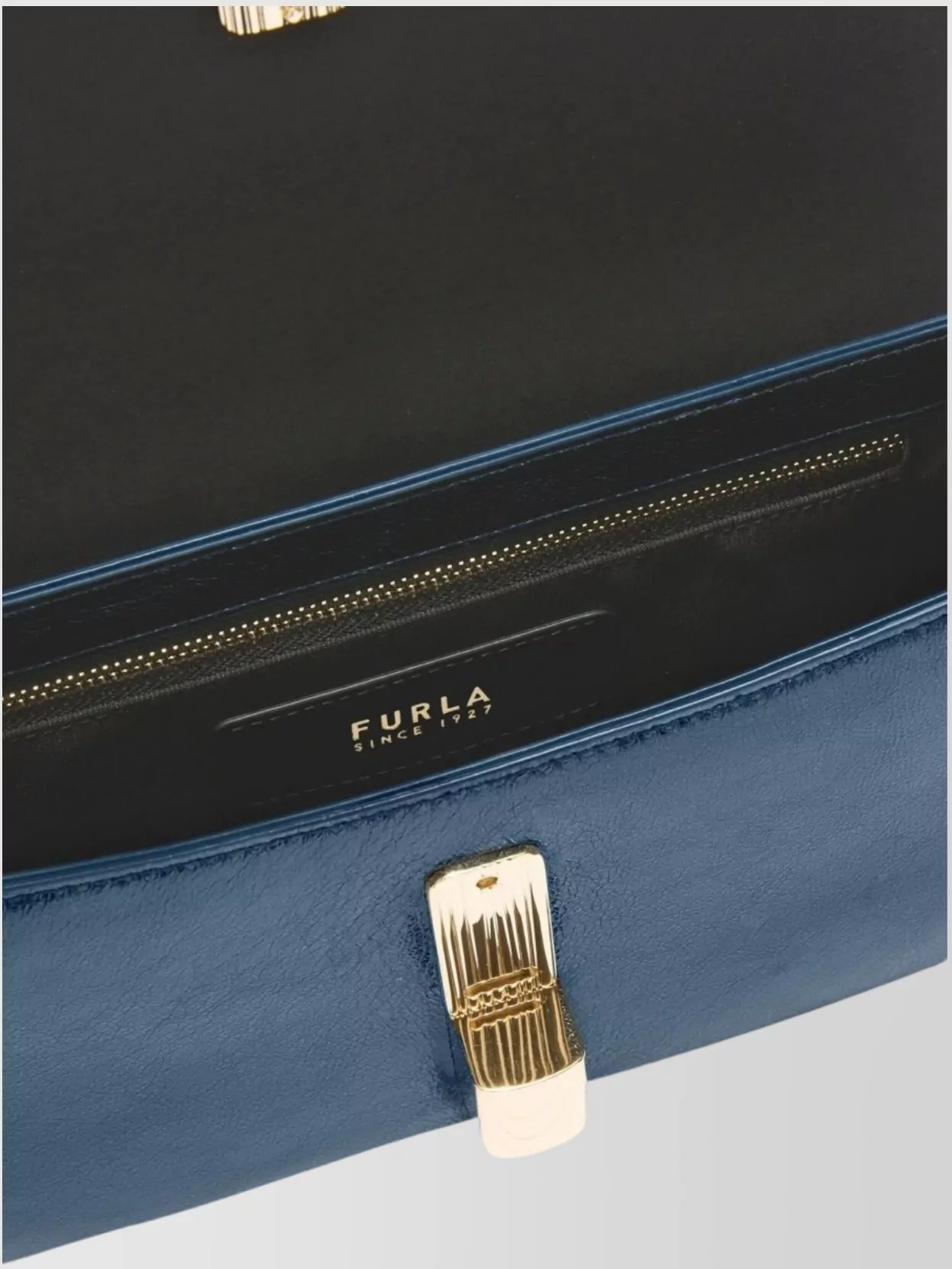 Furla Textured Cross-Body Bag Gold-Tone Hardware