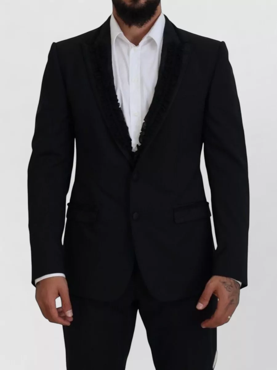 Dolce&Gabbana Silk slim-fit suit jacket