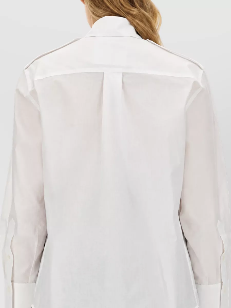 Victoria Beckham Oversized Cotton Shirt
