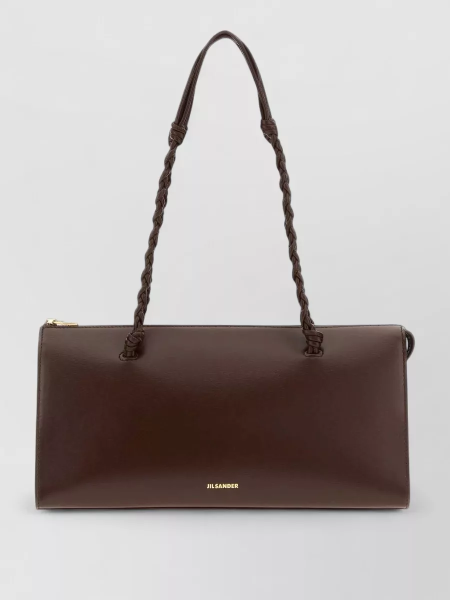 Jil Sander tangle leather shoulder bag
