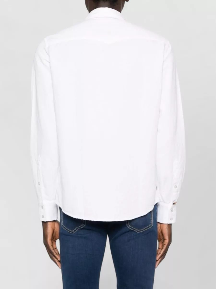 Jacob Cohen Cotton Blend Shirt Long Sleeves Collar
