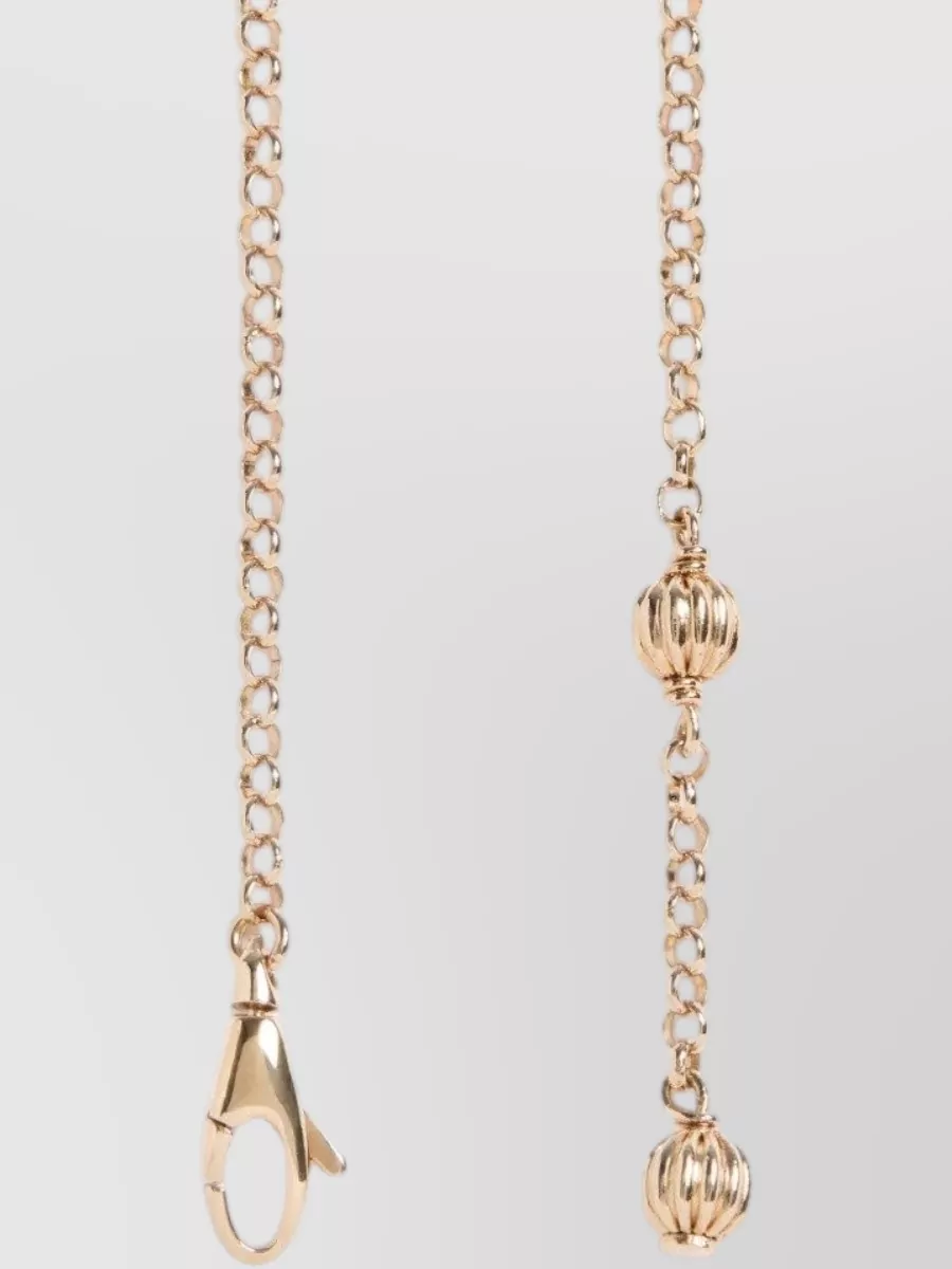 Valentino Garavani Metal Chain Logo Bracelet