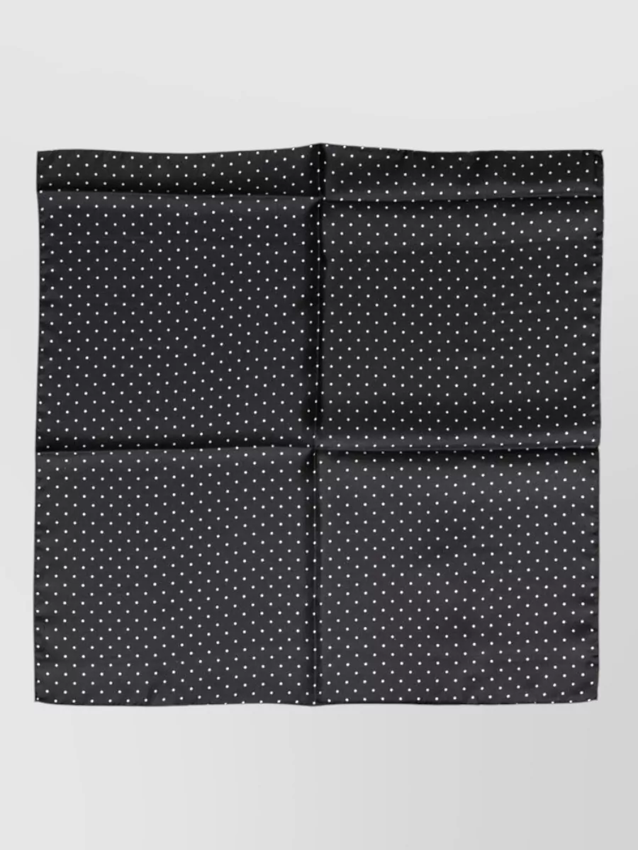 Dolce&Gabbana silk polka-dot square scarf