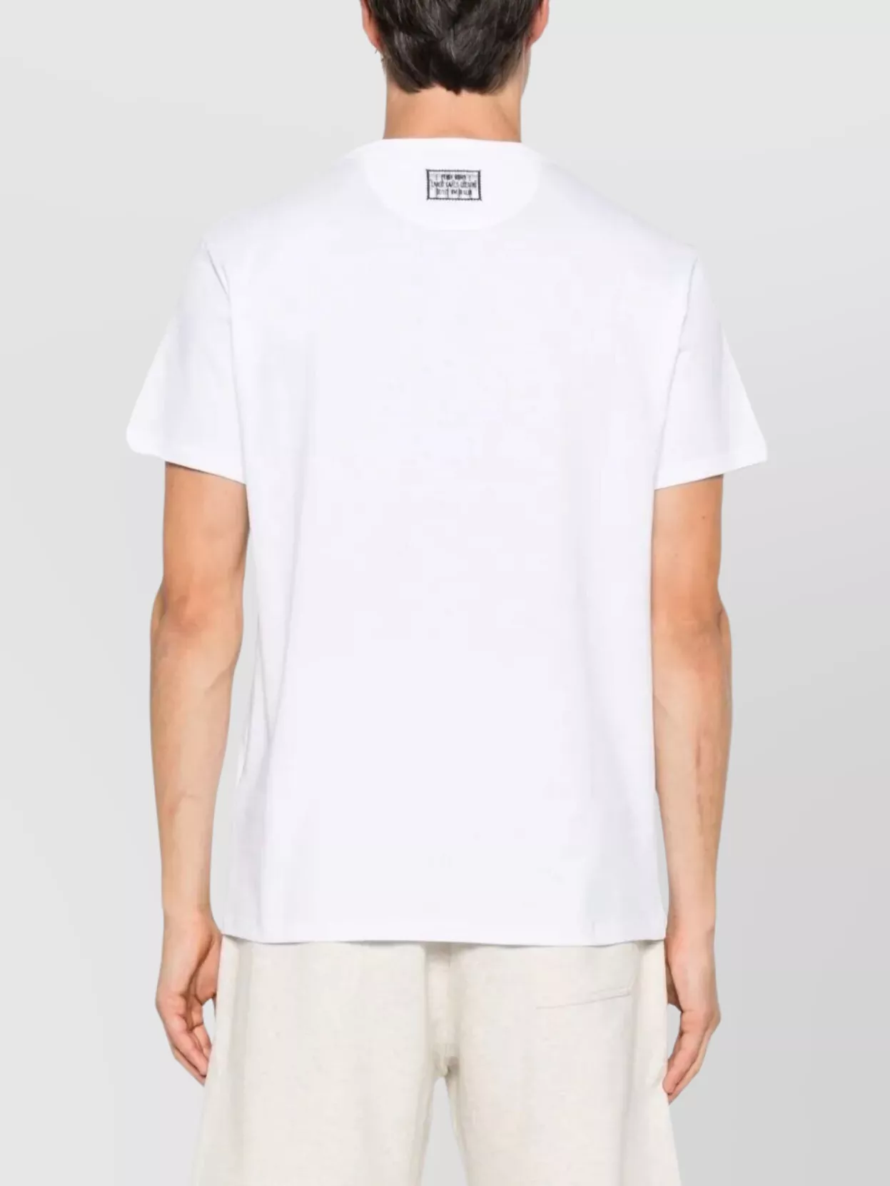 Fendi Stamp Crew Neck Patch Detail Short Sleeves