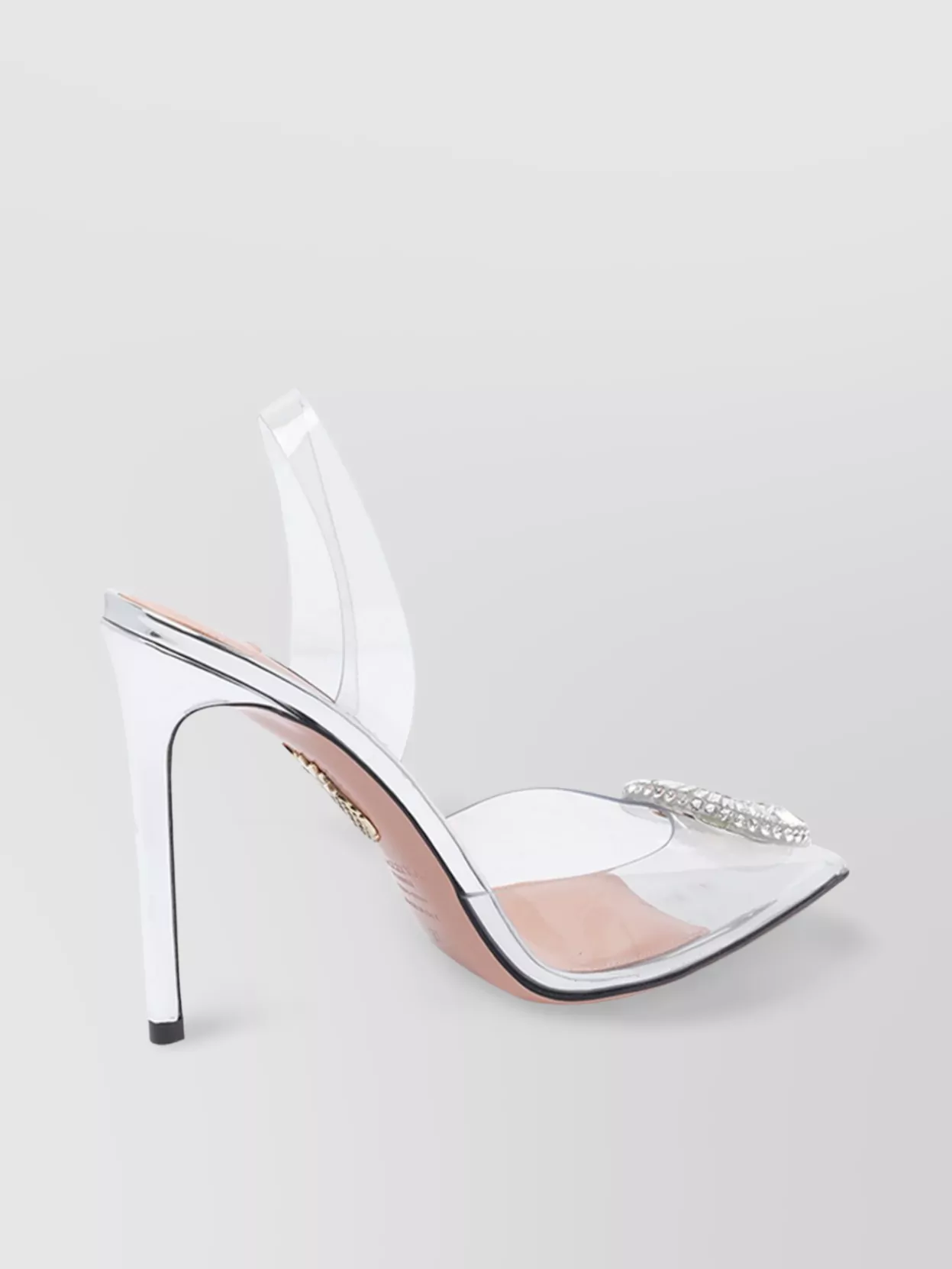 Aquazzura Crystal Embellished Pointed Toe Pumps