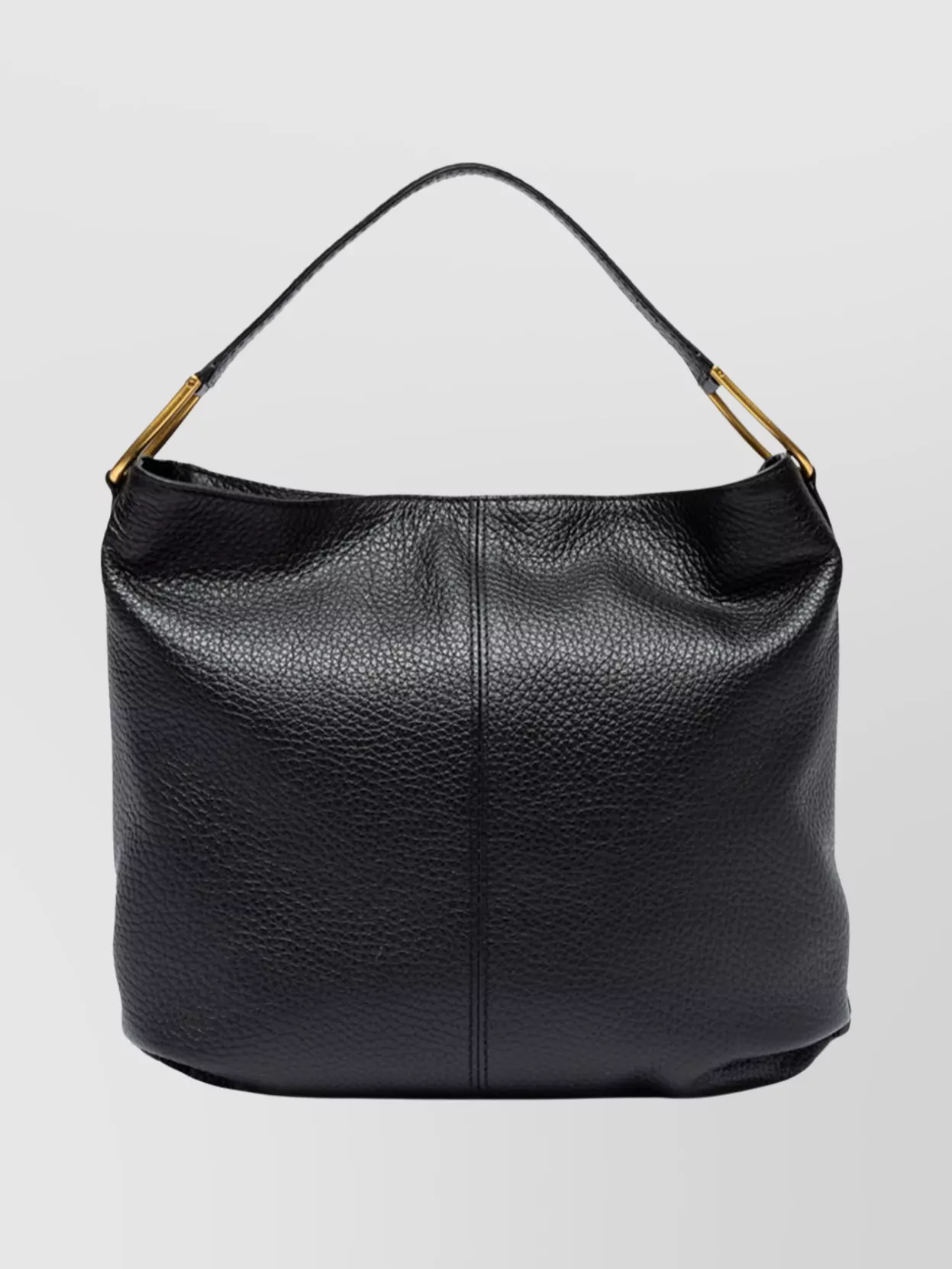 Gianni Chiarini Natasha Textured Leather Shoulder Bag In Black