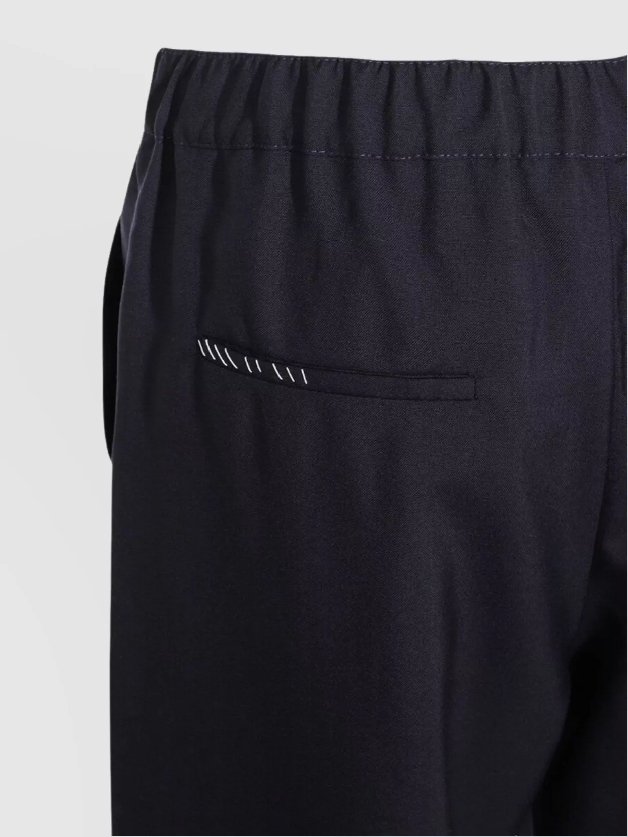 Marni Relaxed Fit Trousers Elastic Waistband