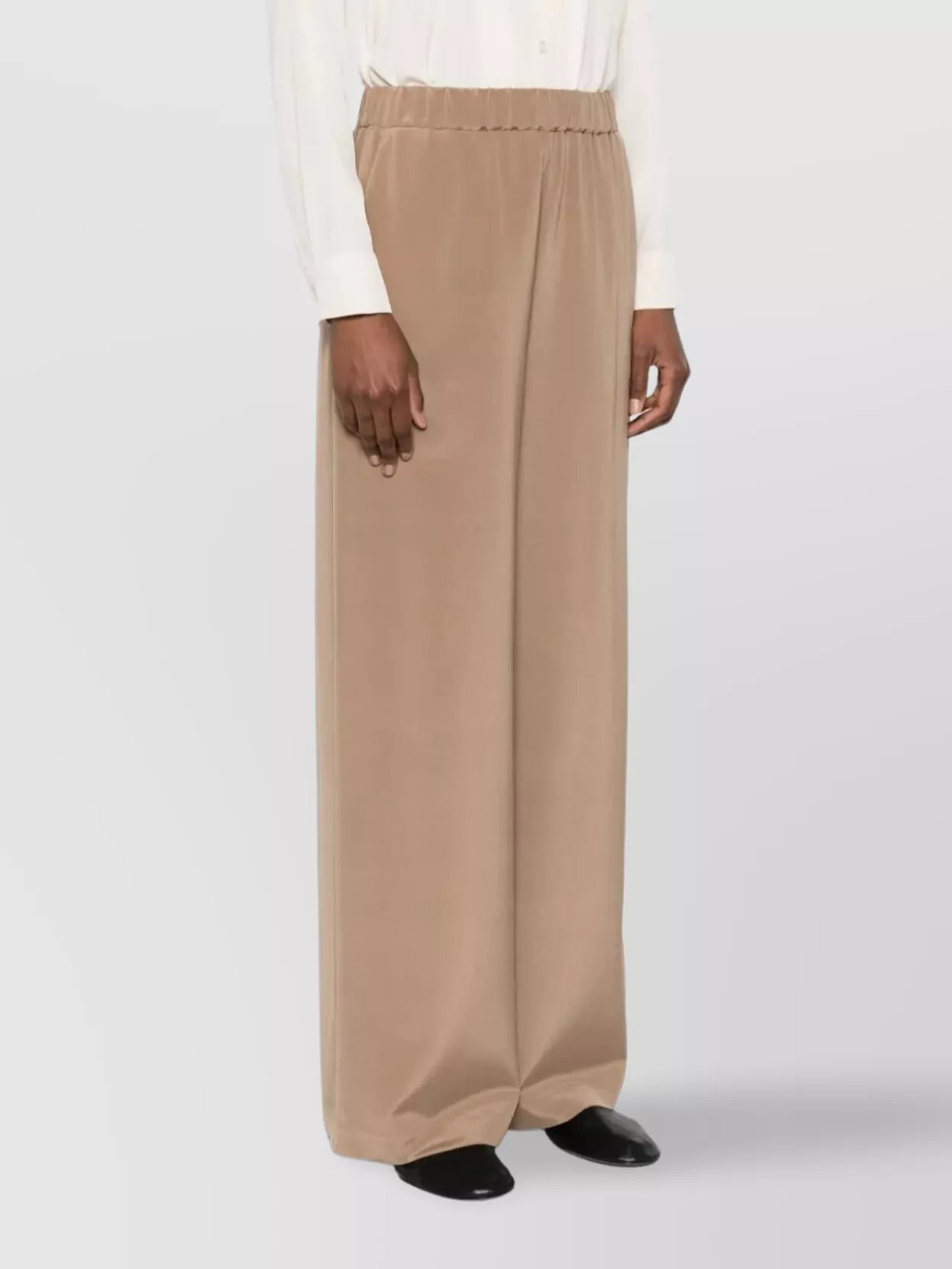 Max Mara Silk Wide-Leg Trousers