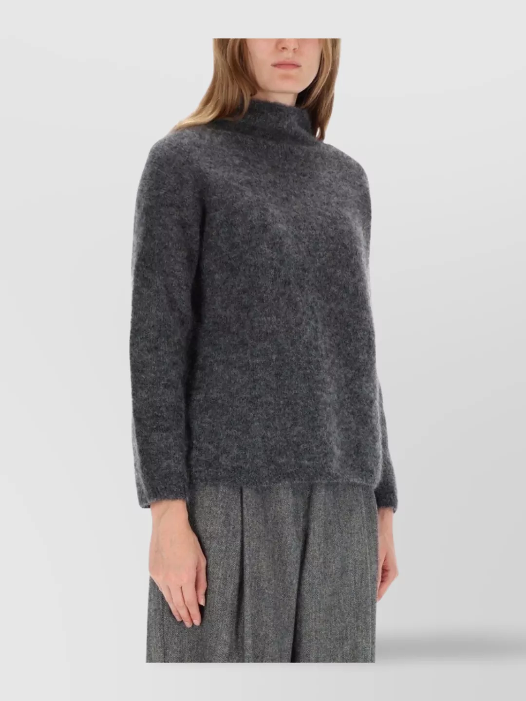S Max Mara Mock Neck Knitwear Long Sleeves