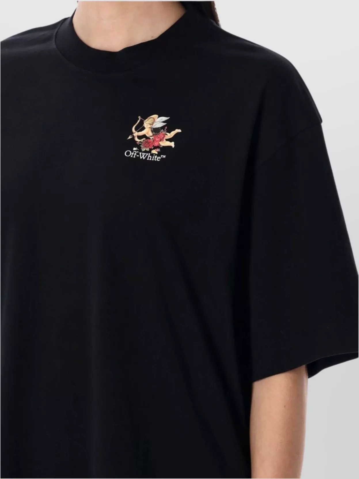 Off-White Cool Graphic Print T-Shirt For Relaxed Fit