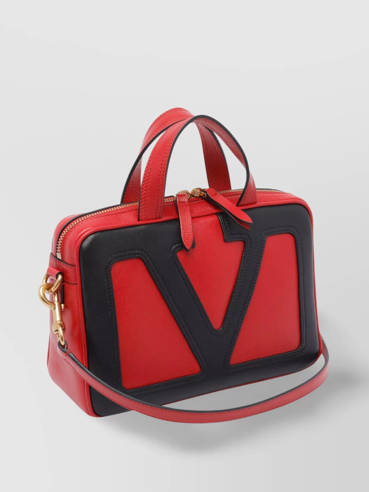 Valentino Shoulder Bag With Chain Strap And Double Handle